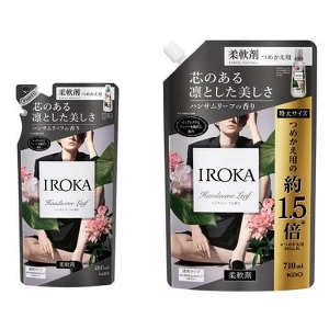 IROKA 섬유유연제  핸섬 리프 향기 리필 (용량 선택)