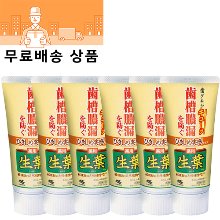 쇼우요우치약-구취,미백 약용치약 허브민트 100g 6개 셋트